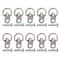 12 Packs: 10 ct. (120 total) D-Ring Hanger Value Pack by Studio Décor®